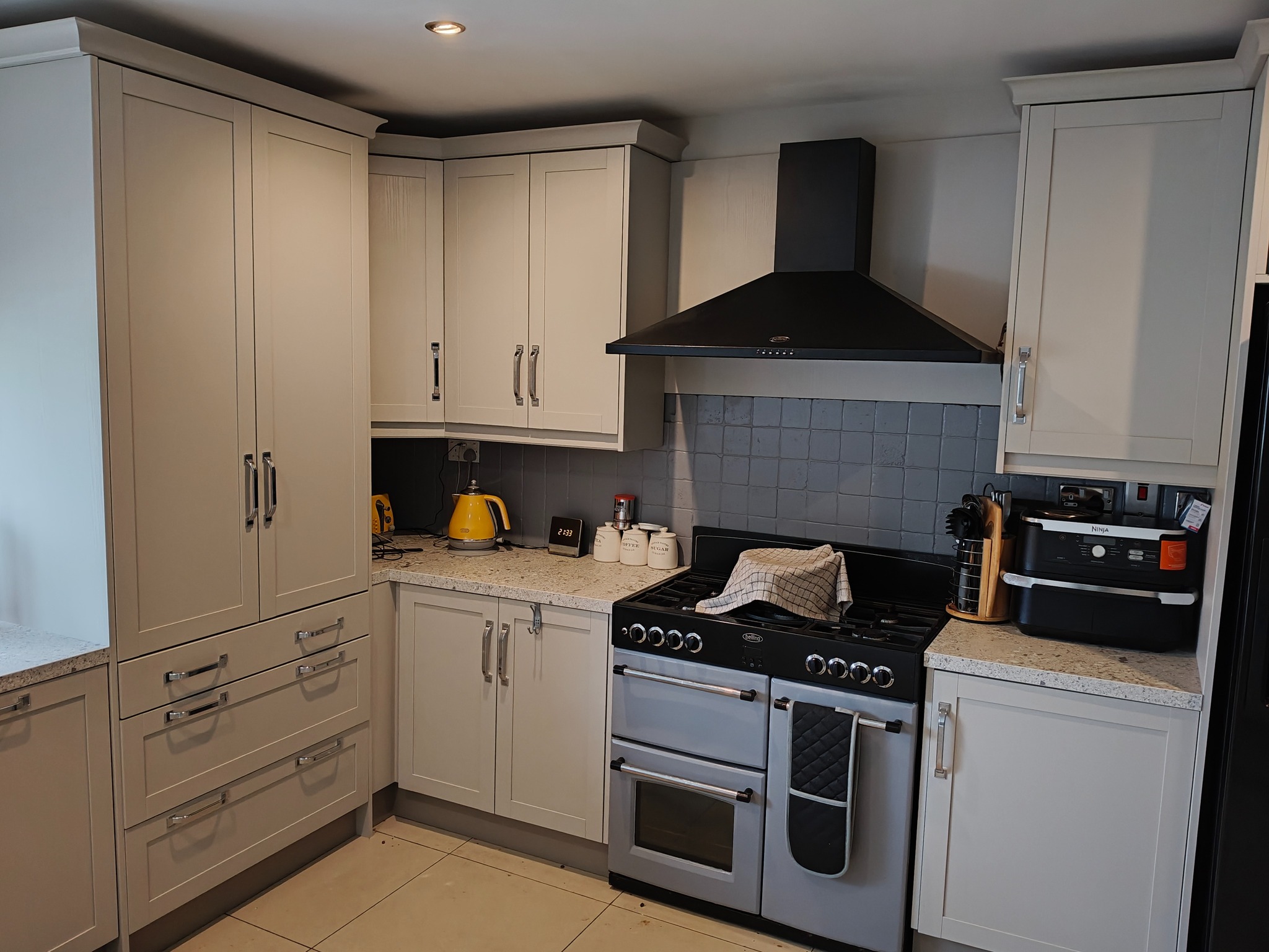 Custom kitchen cabinets and worktop installation Newry